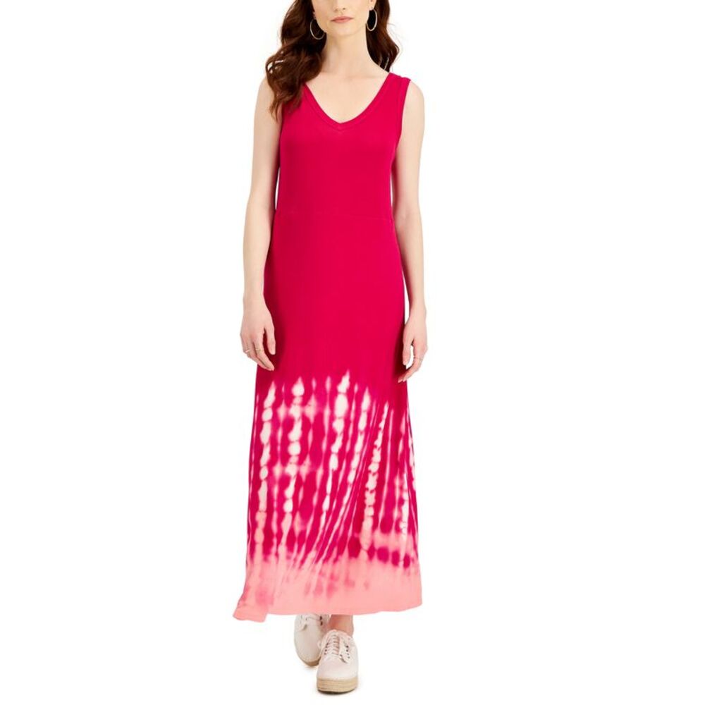 Style & Co. Petite Tie-Dyed Maxi Dress